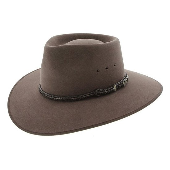 akubra cattleman premium felt fawn