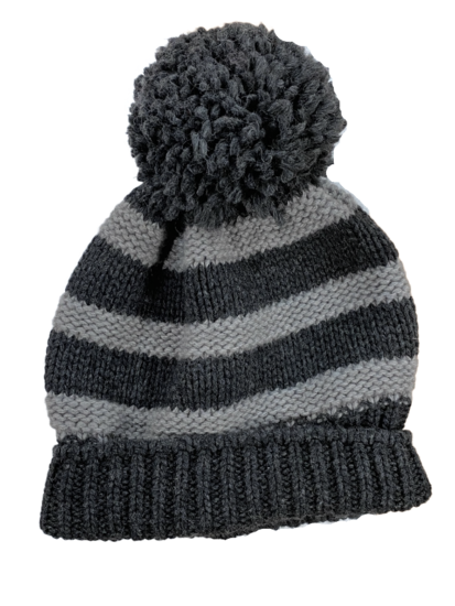 bedacht wool cashmere beanie pompom anthracite