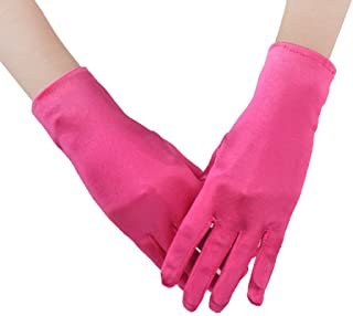 gala handschoenen jessica satijn fuchsia