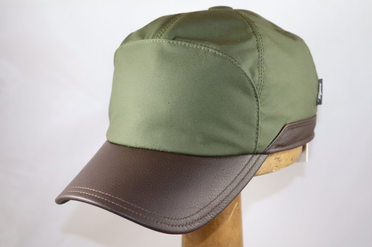 Wigens Baseballcap Wax met oorkleppen Olive