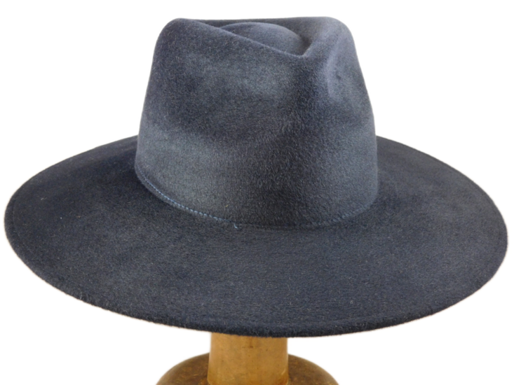 weba hats fedora 9100 velourvilt marine blauw