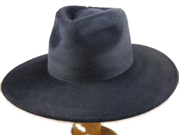 weba hats fedora 9100 velourvilt marine blauw