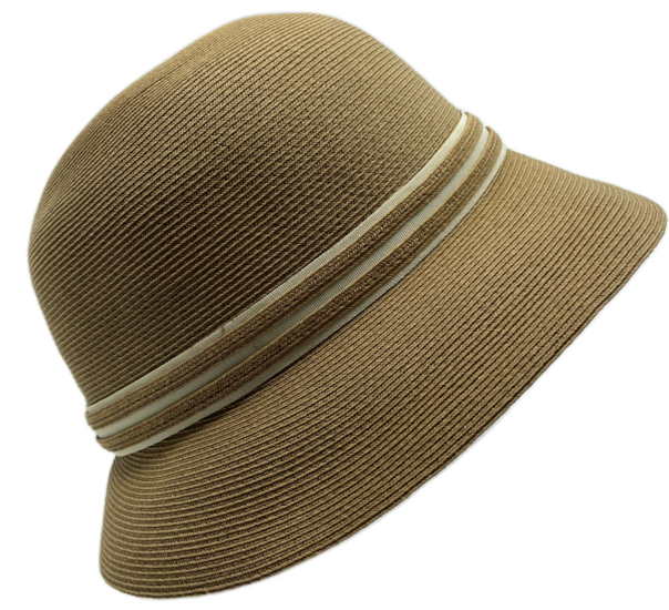 bronte cloche zomerhoed diana cellulose camel