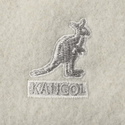 kangol flatcap 504 wool white