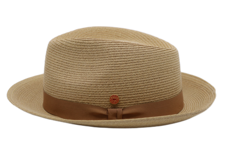 mayser fedora maleo raffia bandstro naturel