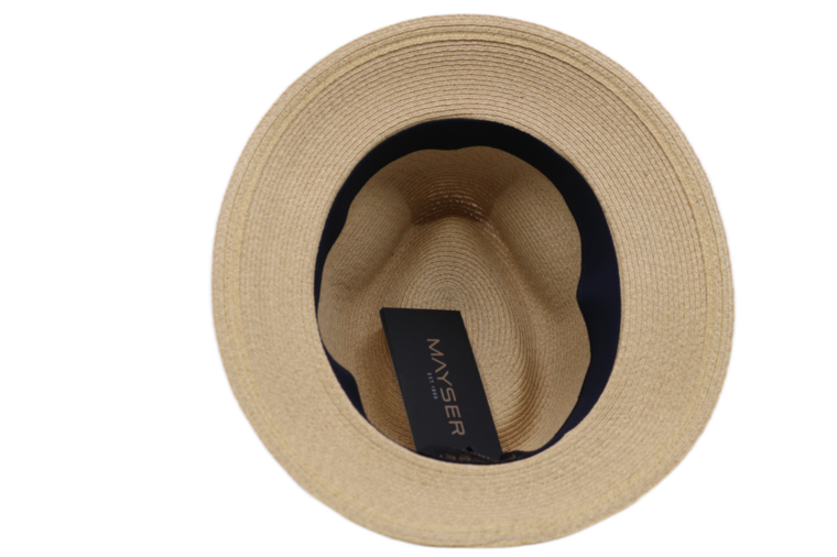 mayser fedora maleo raffia bandstro naturel