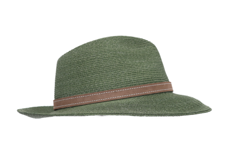 mayser fedora mathis raffia bandstro groen