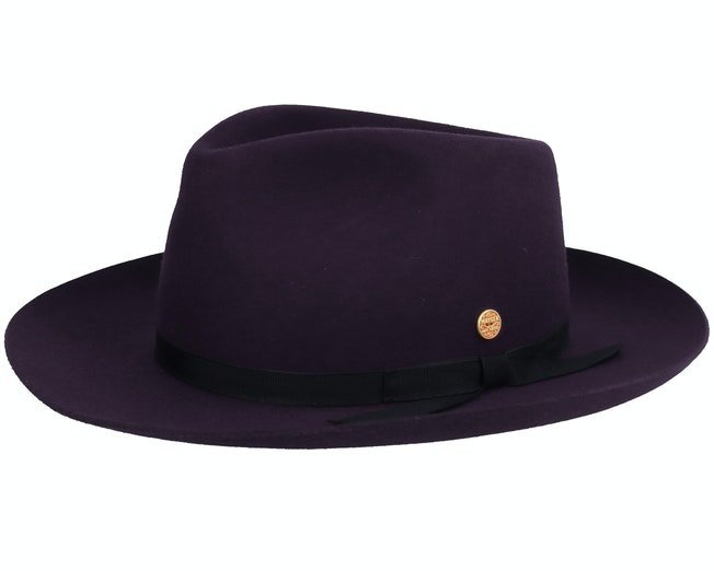 Mayser Fedora Ari Woolfelt Aubergine