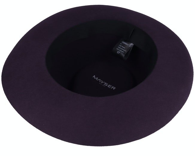 Mayser Fedora Ari Woolfelt Aubergine