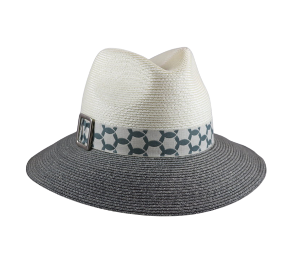 MARZI Fedora Cellulose Two Tone GRIGIO