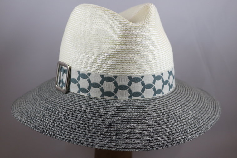 MARZI Fedora Cellulose Two Tone GRIGIO