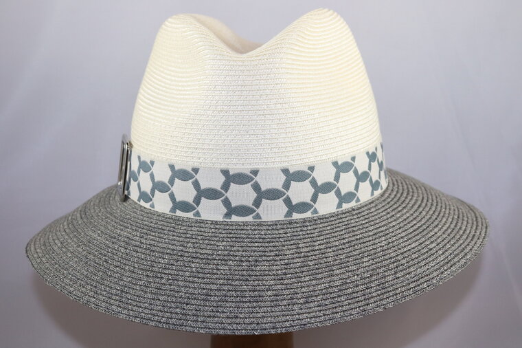 MARZI Fedora Cellulose Two Tone GRIGIO