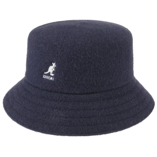 kangol bucket hat lahinch wool navy