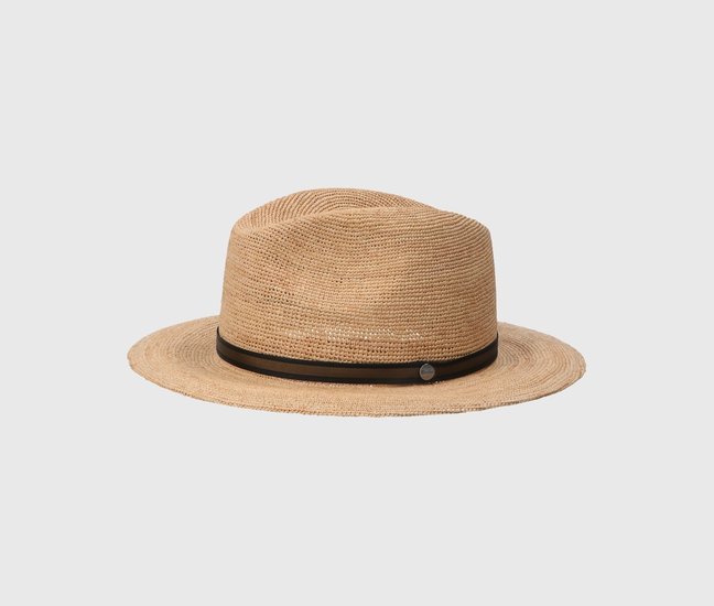 borsalino fedora argentina crochet fine raffia naturel