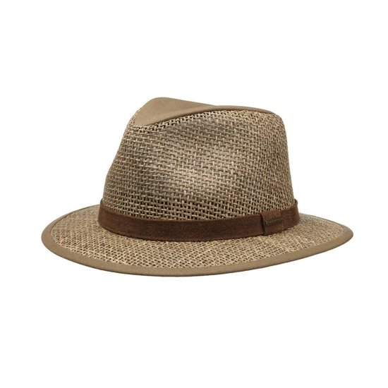 stetson outdoor fedora medfield seagrass natural