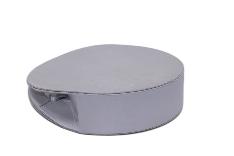 seeberger avondtas rond sinamay white