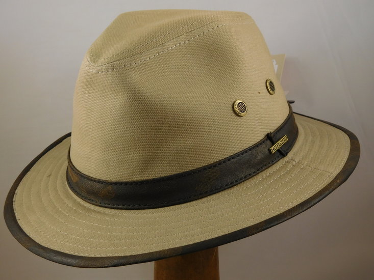 hatland outdoorhoed warwick katoen beige