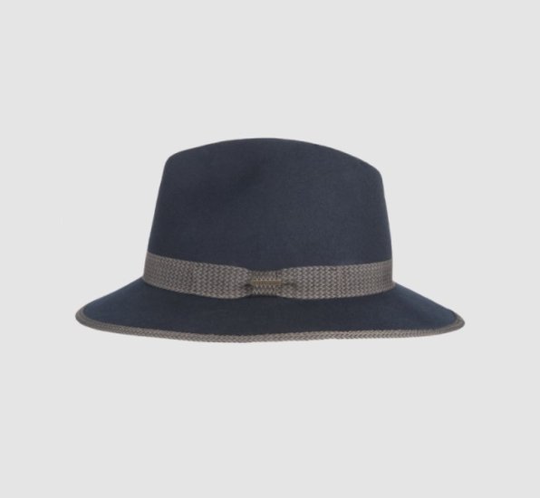 hatland truscott fedora wol navy