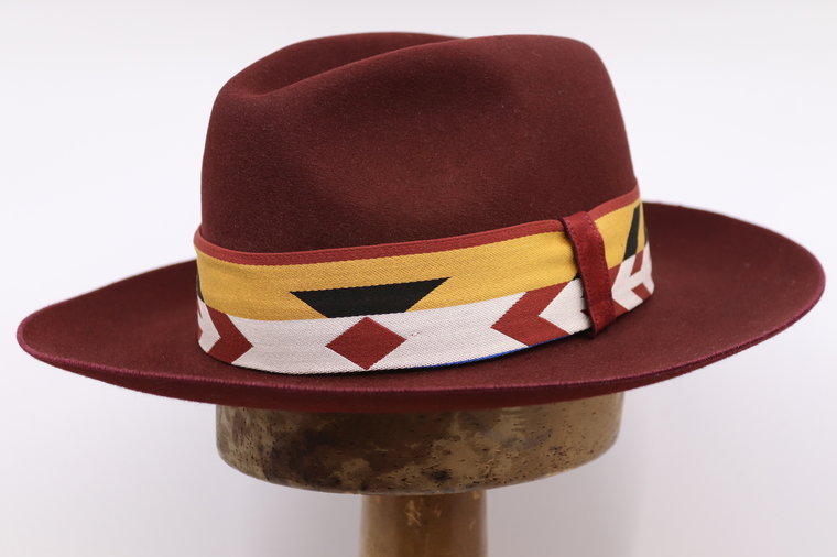 signes valencia fedora haarvilt ethnic BORDEAUX 