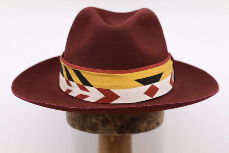 signes valencia fedora haarvilt ethnic BORDEAUX 