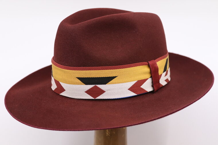 signes valencia fedora haarvilt ethnic BORDEAUX 