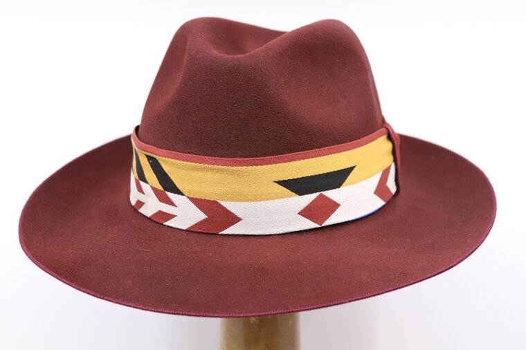 signes valencia fedora haarvilt ethnic BORDEAUX 