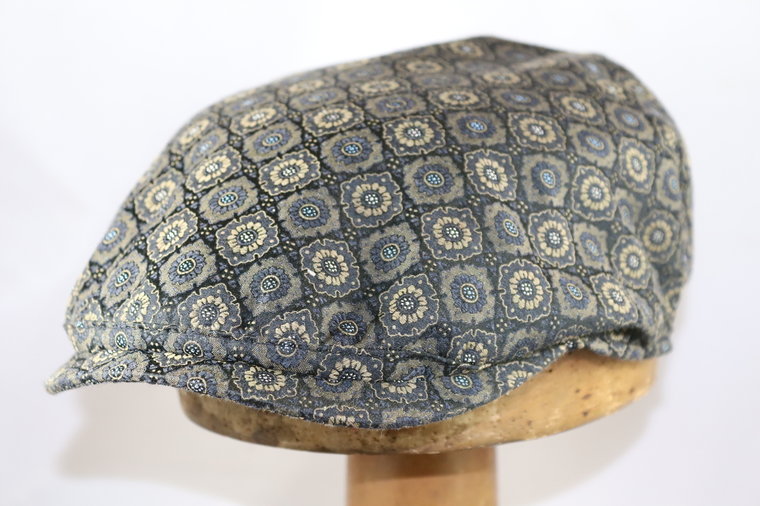 Wigens Ivy Flat Cap Katoen Barok Pattern