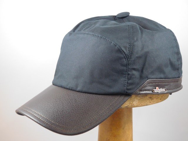 Wigens Baseballcap Wax met oorkleppen Zwart