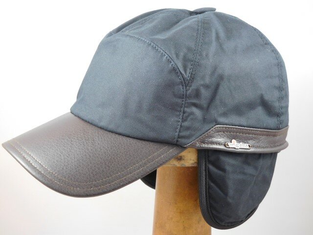 Wigens Baseballcap Wax met oorkleppen Zwart