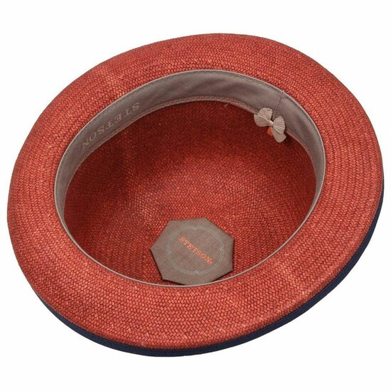 stetson bowler milan toyo brick red