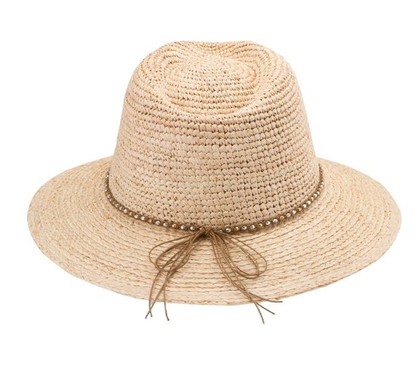 house of ord fedora malibu crochet raffia naturel