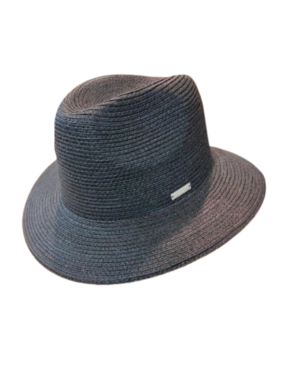 seeberger fedora basic natuurstro black