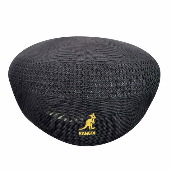 kangol flatcap ventair 504 tropic black gold