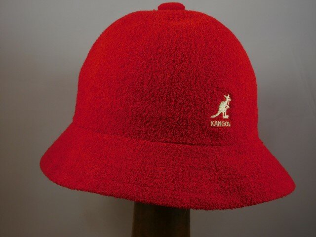 kangol bucket hat casual bermuda scarlet