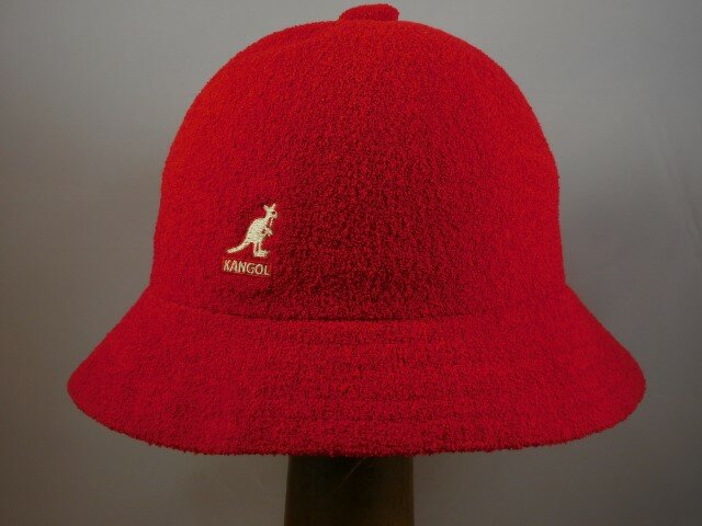 kangol bucket hat casual bermuda scarlet