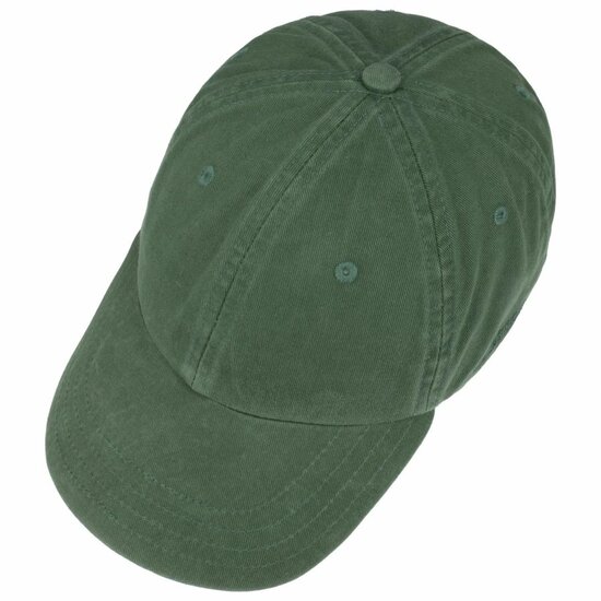 stetson rector cotton baseball cap bottle green