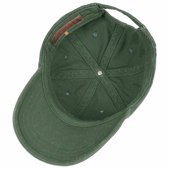 stetson rector cotton baseball cap bottle green