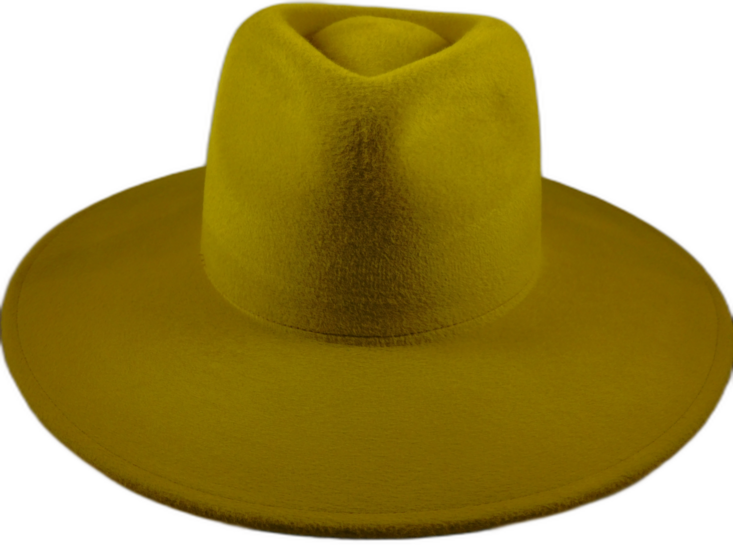 weba hats fedora 9100 velourvilt ambergeel