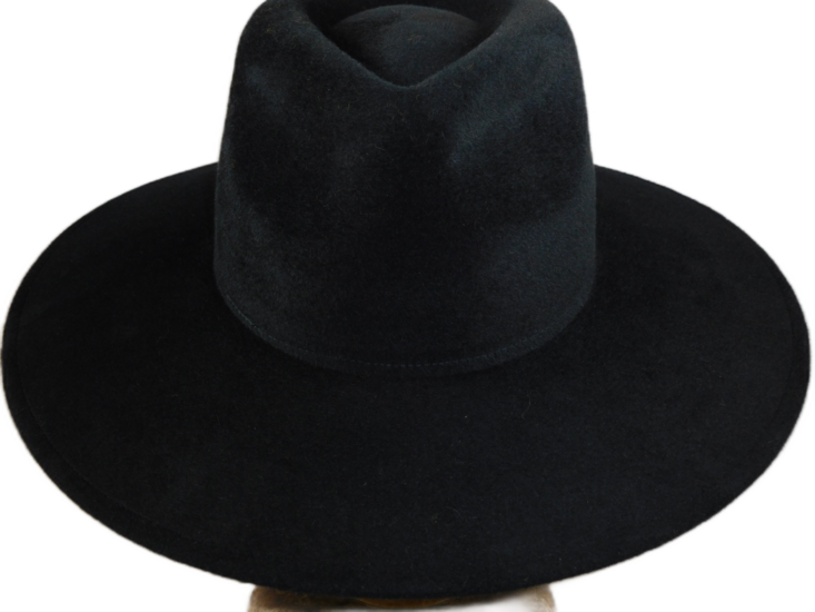 weba hats fedora 9100 velourvilt zwart