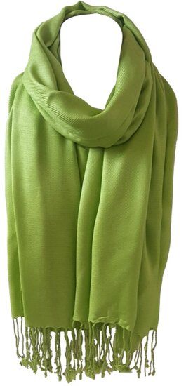 onkar pashmina viscose light avocado green