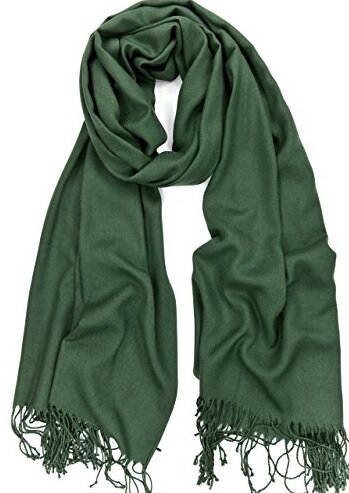 onkar pashmina viscose forest green