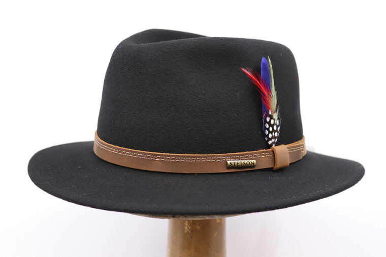 stetson traveller woolfelt outdoor black