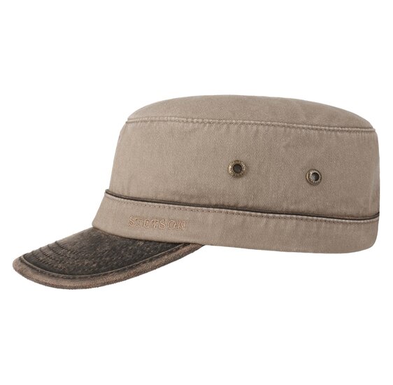 stetson army cap cotton brass