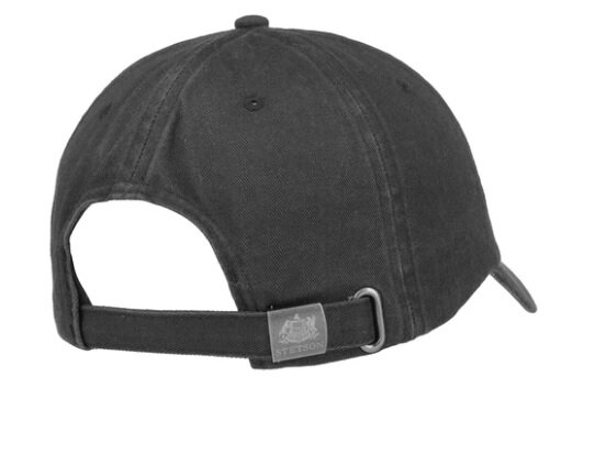 stetson rector cotton baseball cap black