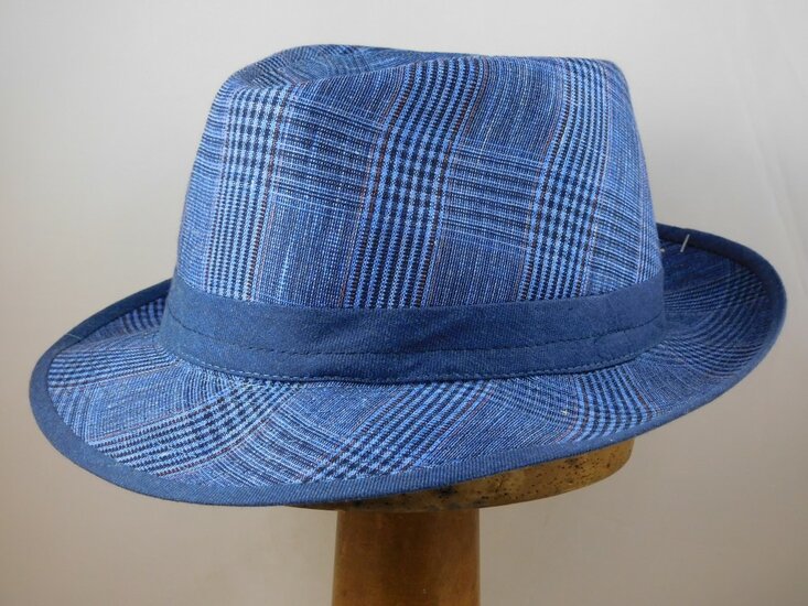 Mida Crossover Lino Fedora Jeansblauw 