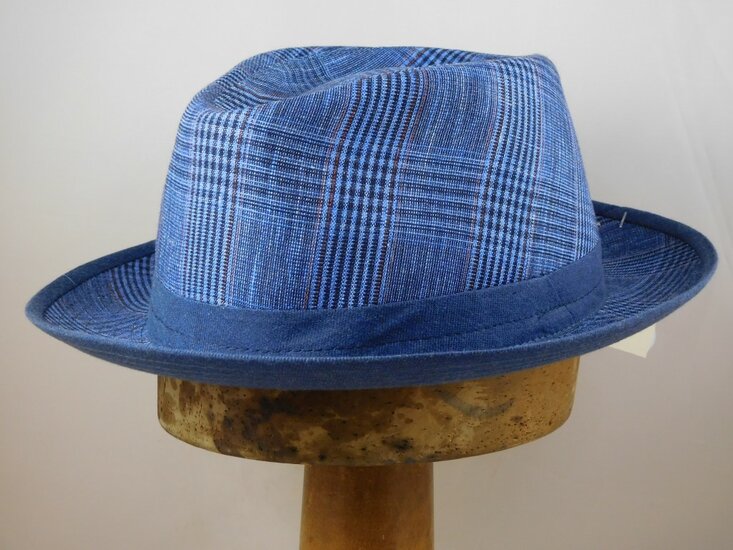 Mida Crossover Lino Fedora Jeansblauw 