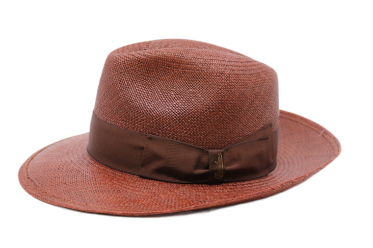 borsalino fedora classico quito panama marrone