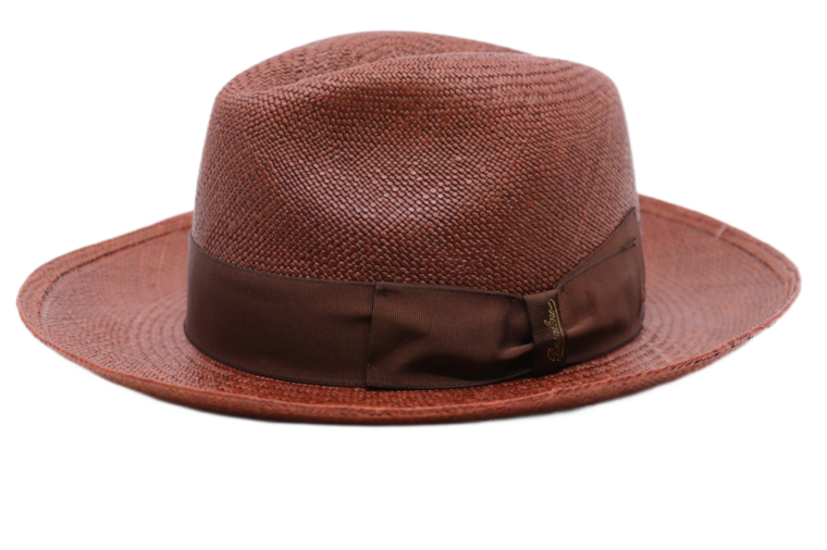 borsalino fedora classico quito panama marrone