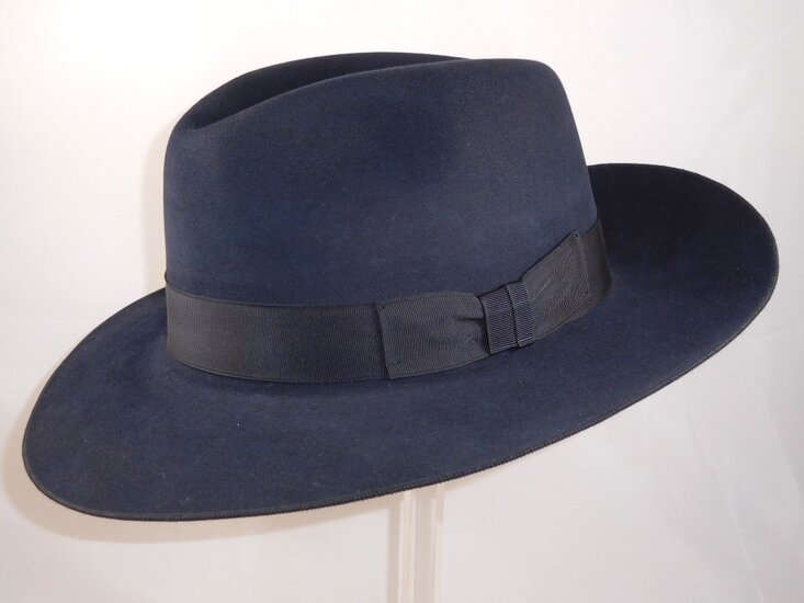 signes fedora pico beaverfelt marine