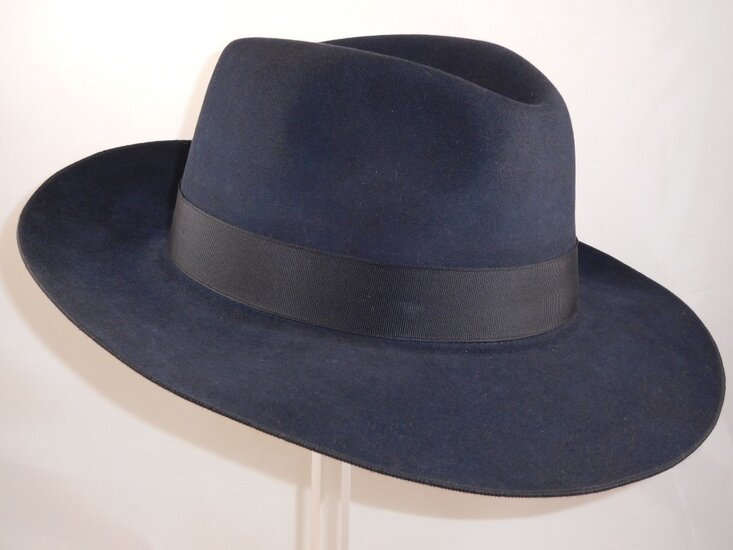 signes fedora pico beaverfelt marine